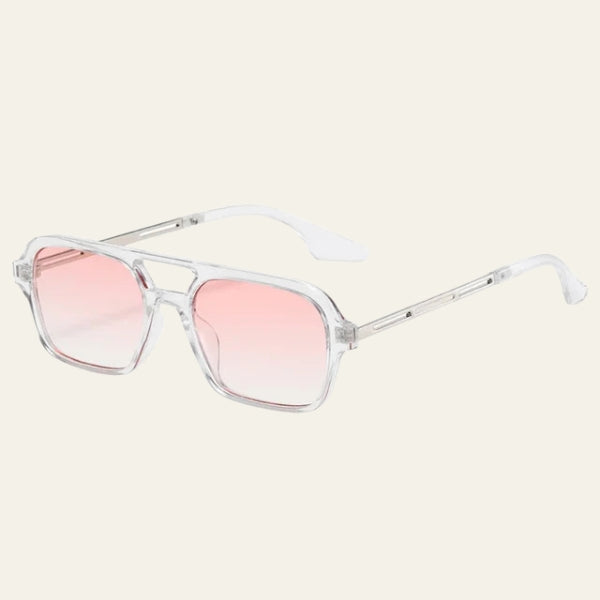 The Capri Double-Bridge Square Sunglasses