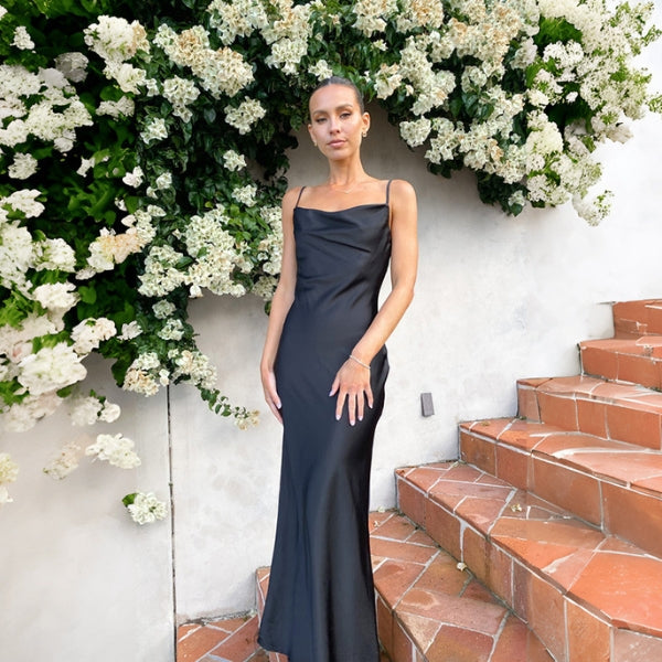 The Sorrento Cowl-Neck Maxi Dress