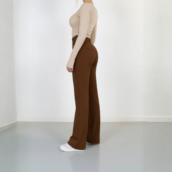 The Milan Tailored Wide-Leg Trousers