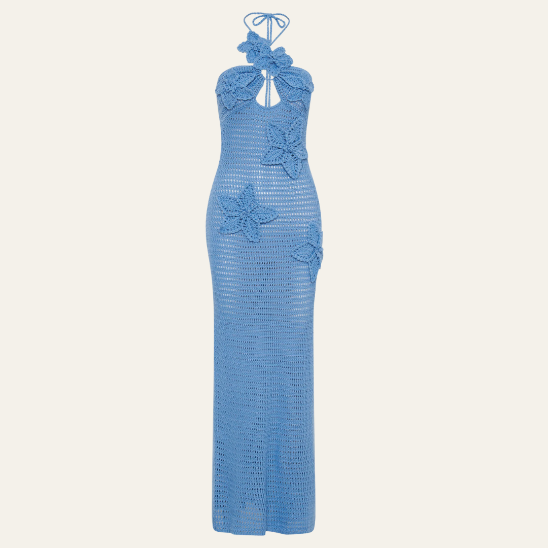 The Capri Crochet Maxi Dress