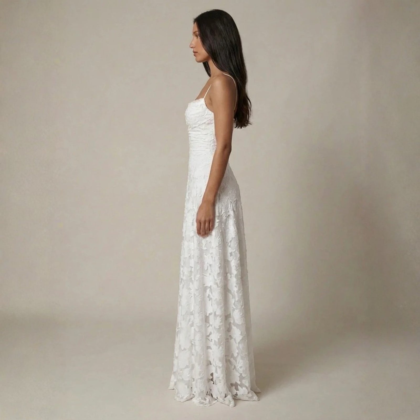 The Verona Lace-Up Back Maxi Dress
