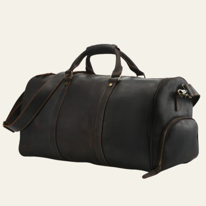The Lucerne Leather Weekender Bag