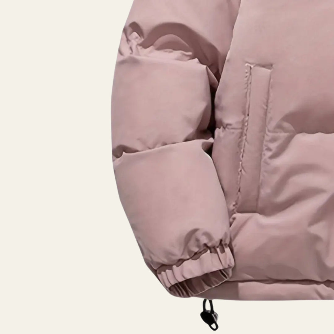 The Aspen Fleece-Lined Hooded Puffer Jacket