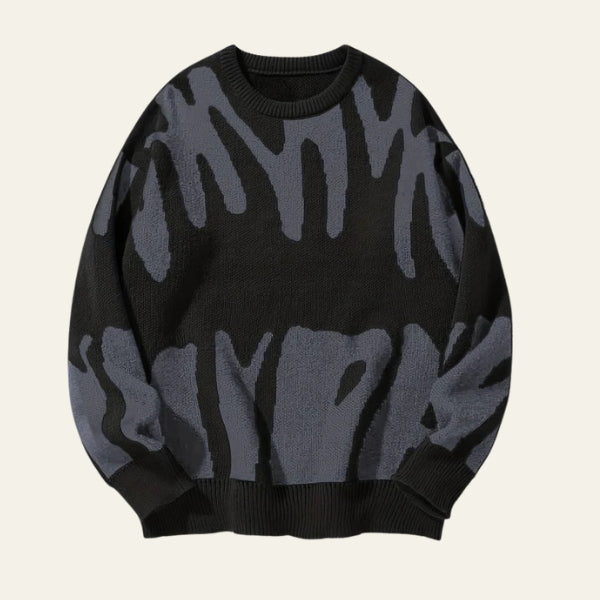 The Milano Abstract Knit Sweater