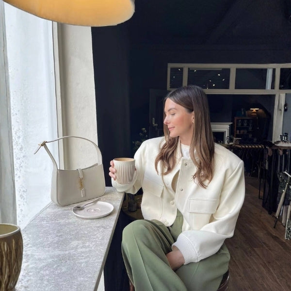 The Soho Cropped Snap-Front Jacket