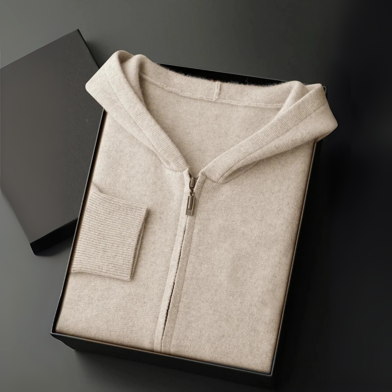 The Verona Cashmere Zip Hoodie