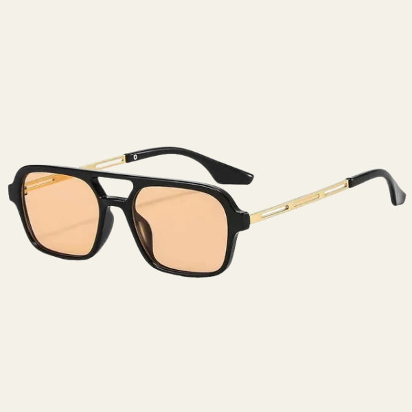 The Capri Double-Bridge Square Sunglasses