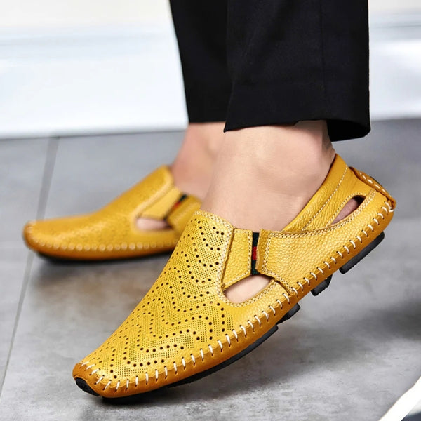 The Riviera Perforated Slip-On Loafers