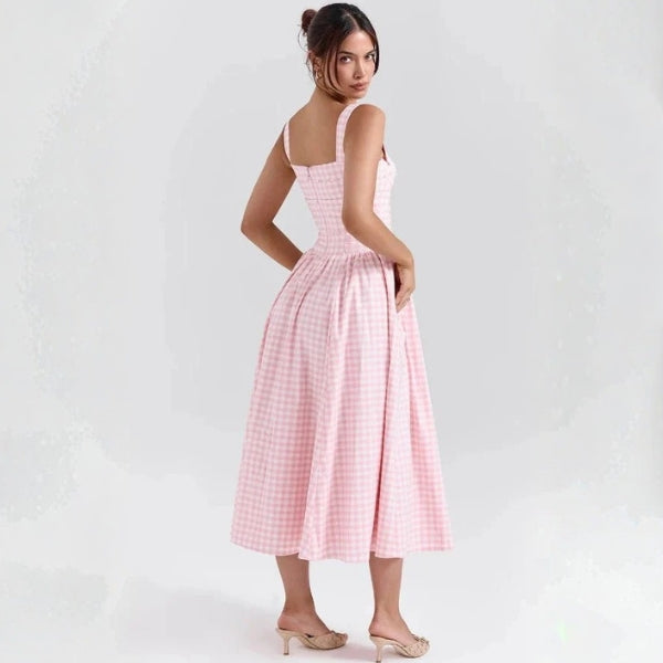 The Provence Corset-Style Midi Dress