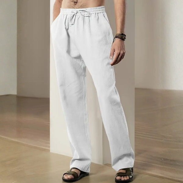 The Malibu Drawstring Eco-Linen Trousers