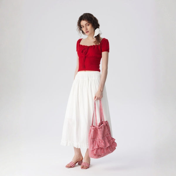 The Provence Tiered Ruffle Tote