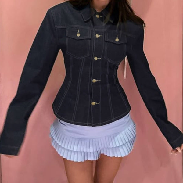 The Valencia Structured Denim Jacket