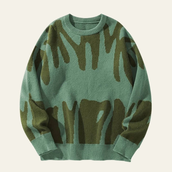 The Milano Abstract Knit Sweater