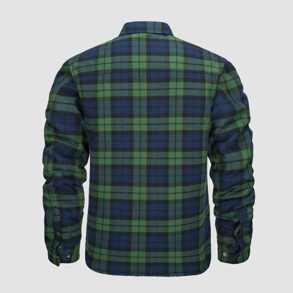 The Aspen Quilted Flannel Overshirt
