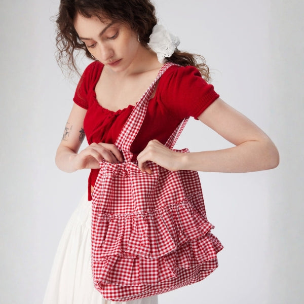 The Provence Tiered Ruffle Tote