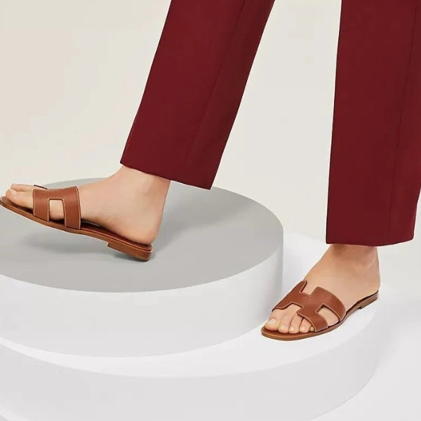 The Riviera H-Strap Flat Sandals