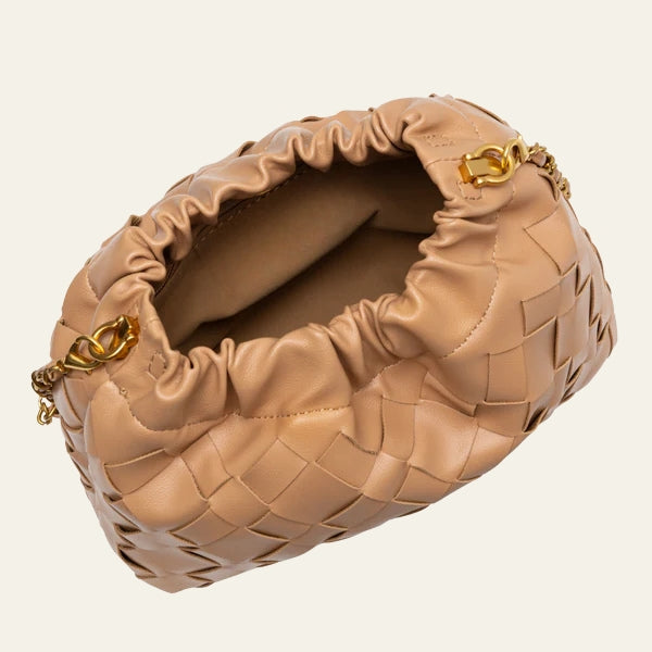 The Portofino Woven Chain Shoulder Bag