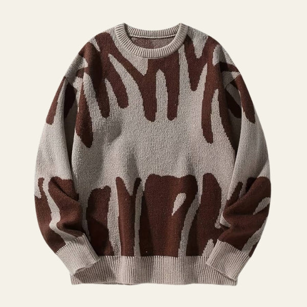 The Milano Abstract Knit Sweater