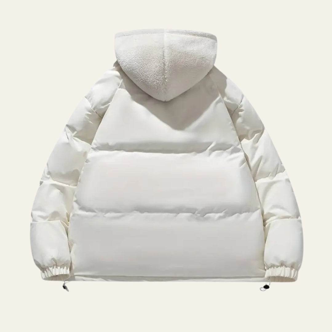 The Aspen Fleece-Lined Hooded Puffer Jacket