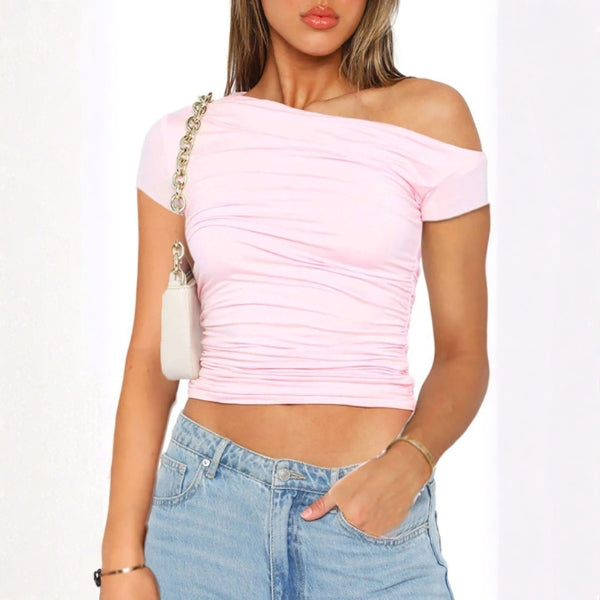 The Amalfi Asymmetric Ruched Top