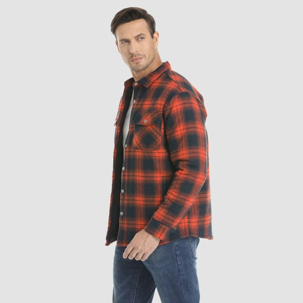 The Aspen Quilted Flannel Overshirt