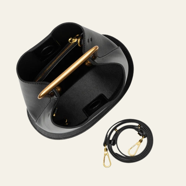 The Vienna Sculpted Handle Mini Handbag