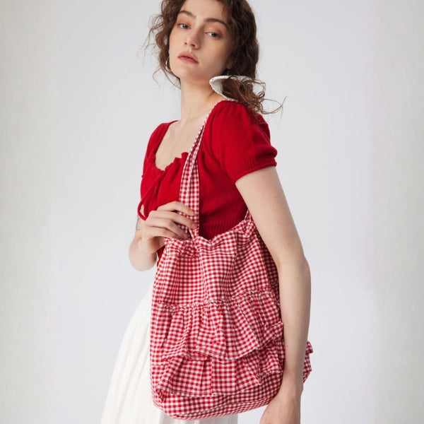 The Provence Tiered Ruffle Tote