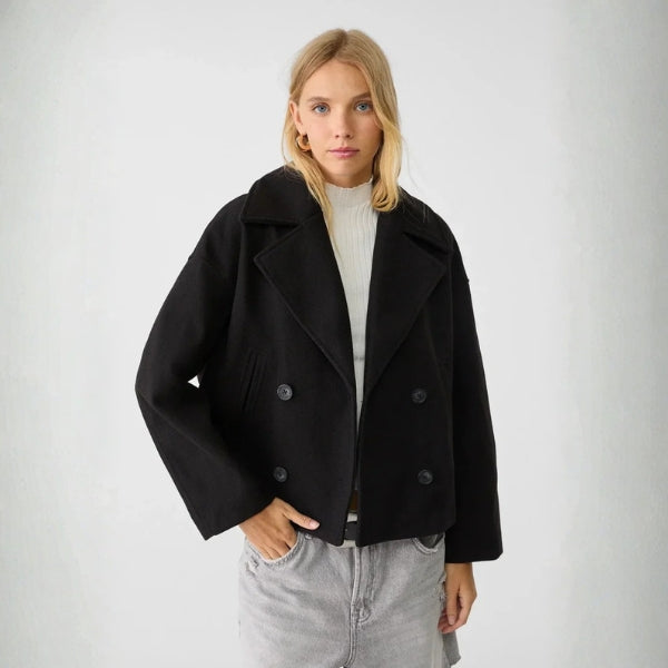 The Riviera Cropped Double-Breasted Jacket