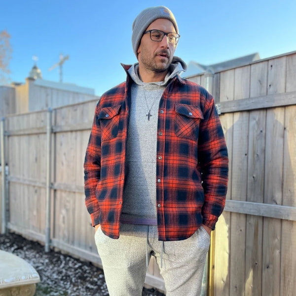 The Aspen Quilted Flannel Overshirt