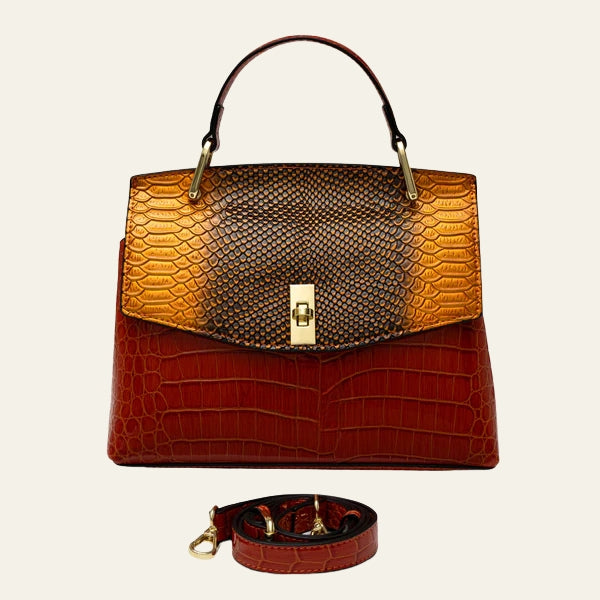 The Milano Structured Top-Handle Shoulder Bag