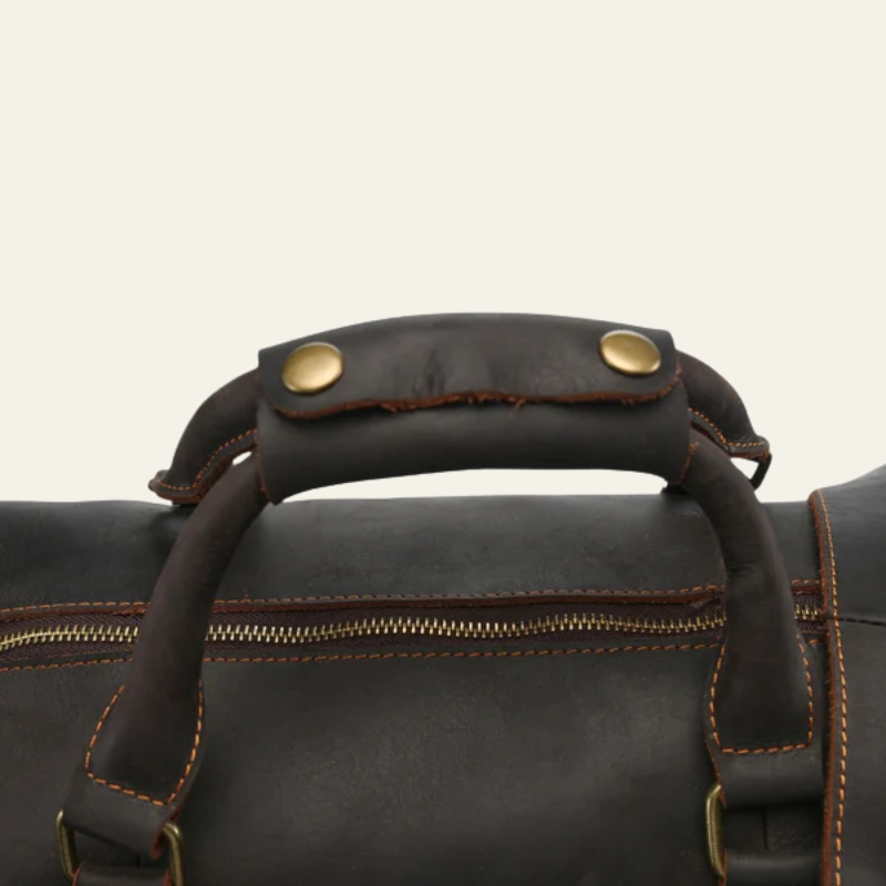 The Lucerne Leather Weekender Bag