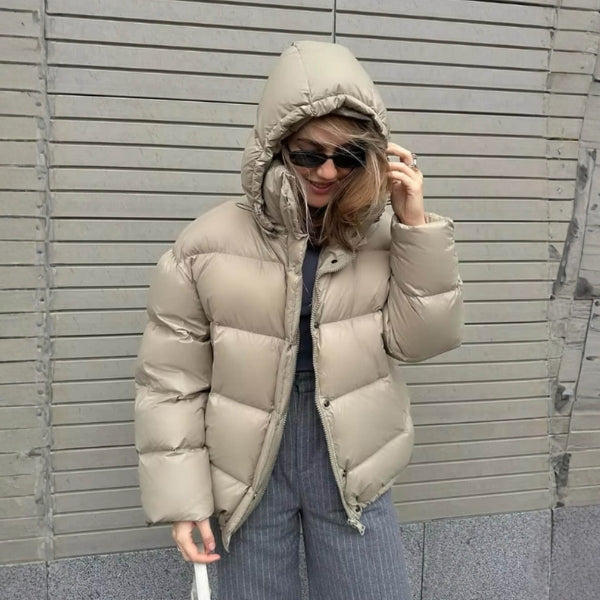 The Aspen Hooded Quilted Puffer Jacket