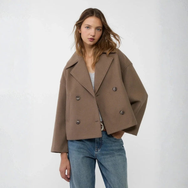 The Riviera Cropped Double-Breasted Jacket
