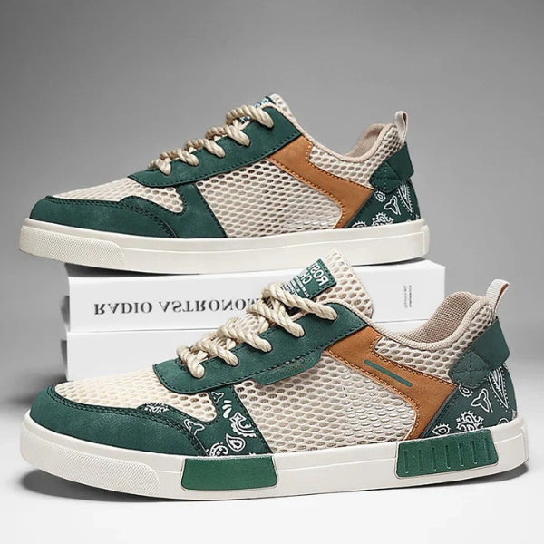 The Riviera Mesh Pattern Sneakers