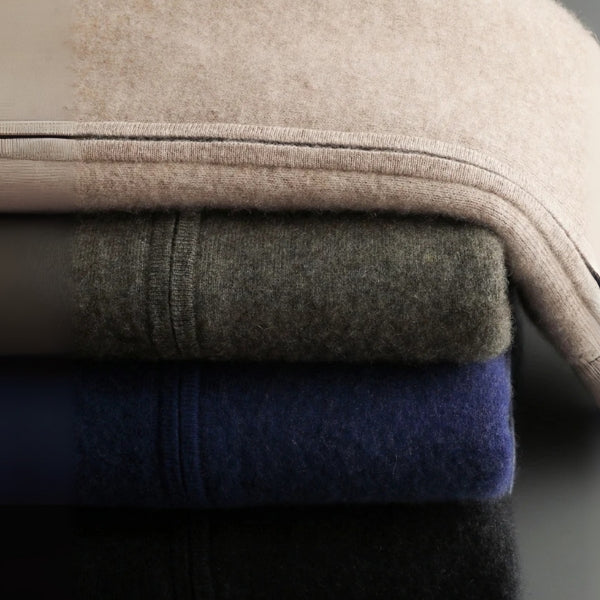 The Valais Cashmere Zip Knit