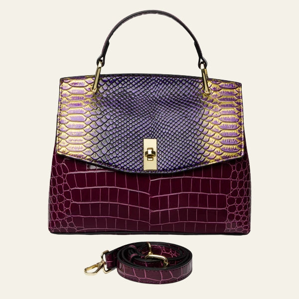 The Milano Structured Top-Handle Shoulder Bag