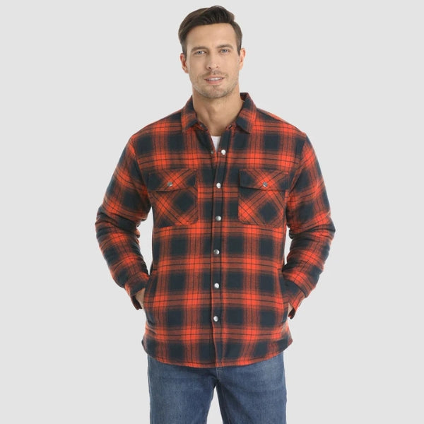 The Aspen Quilted Flannel Overshirt