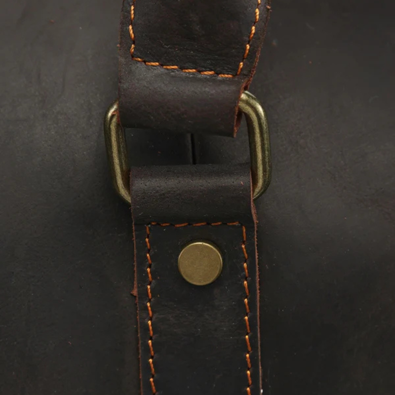 The Lucerne Leather Weekender Bag