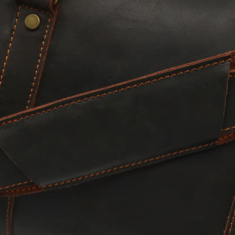 The Lucerne Leather Weekender Bag