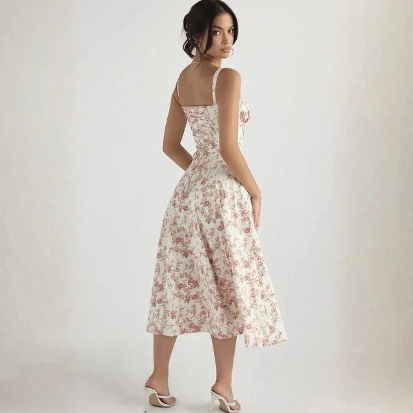 The Sorrento Bustier-Style Midi Dress