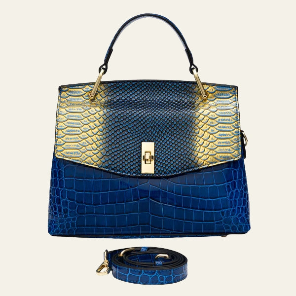 The Milano Structured Top-Handle Shoulder Bag