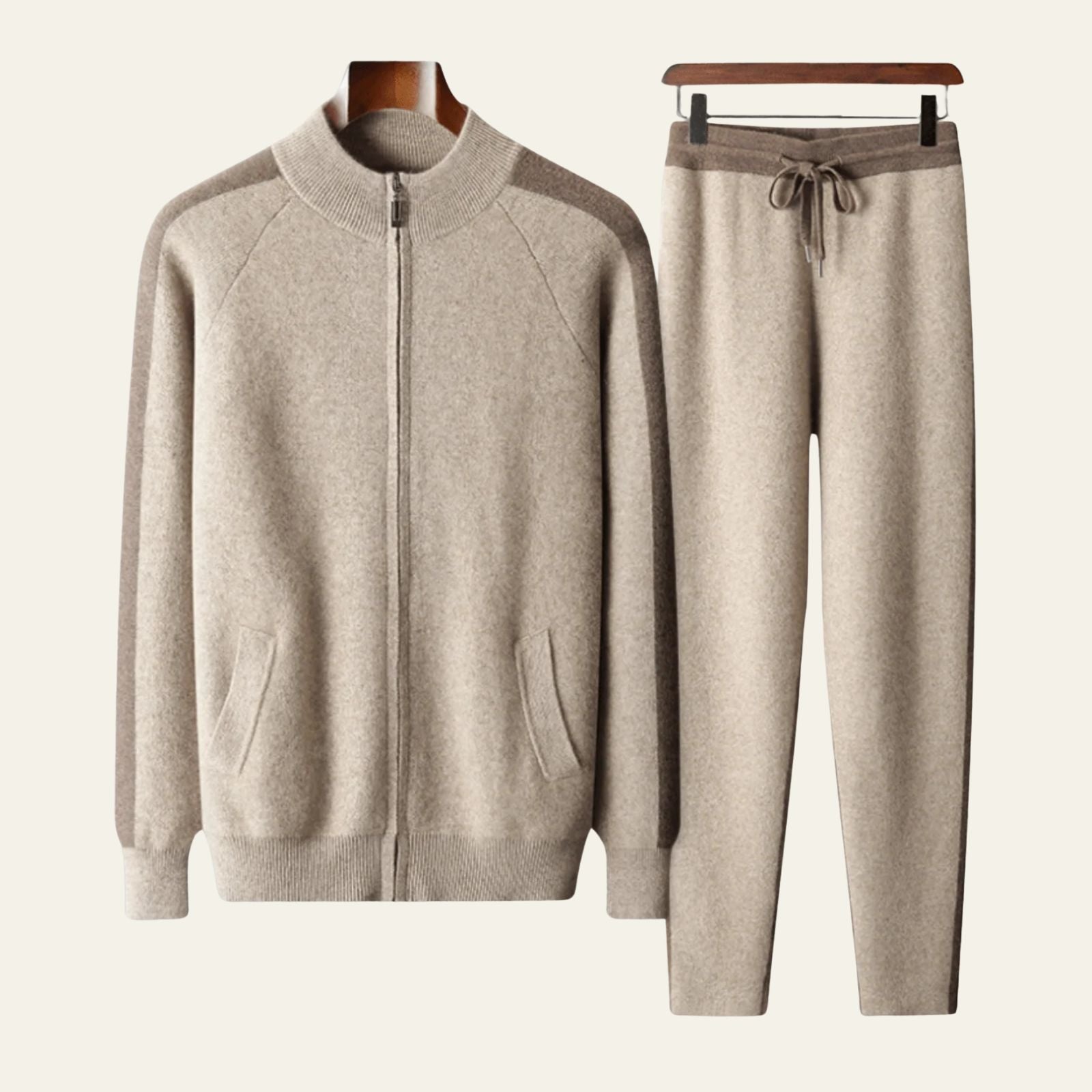 The Portofino Cashmere Multi-Color Jogger Set