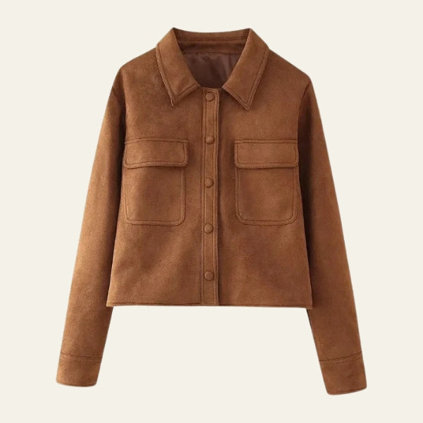 The Oslo Suede Cropped Jacket