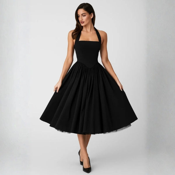 The Marilyn Halter Midi Dress