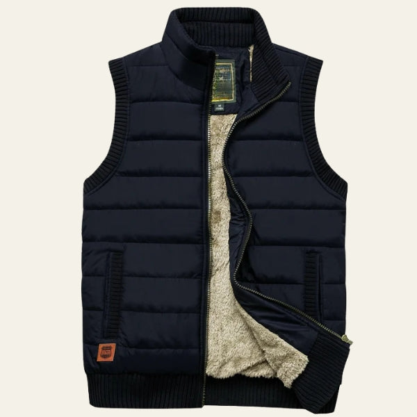 The Nordic Fleece-Lined Padded Vest