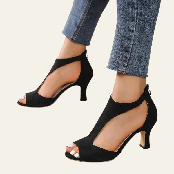 The Siena Cutout High-Heel Sandals