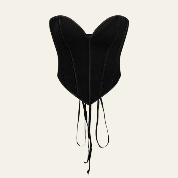 The Florence Lace-Up Corset Top