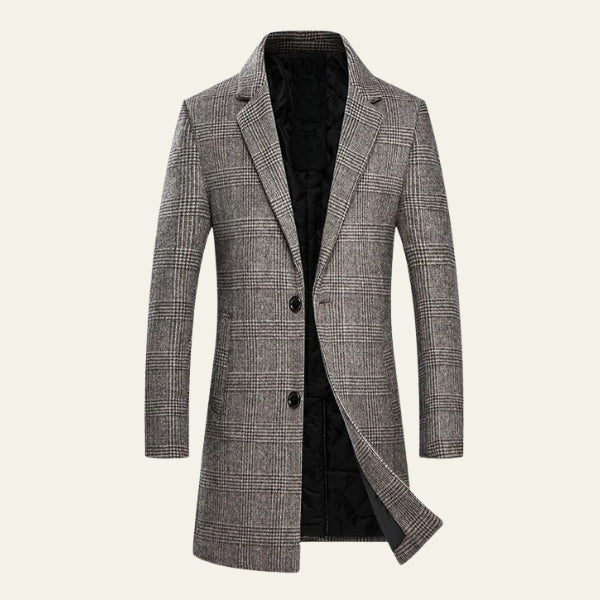 The Regent Checked Overcoat