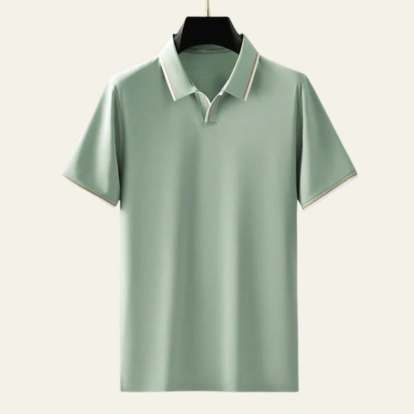 The Riviera Contrast-Trim Polo Shirt
