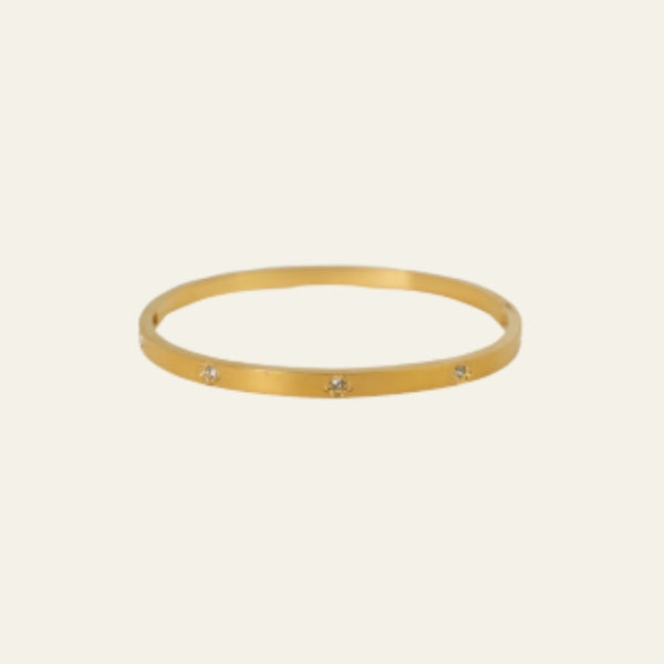The Amalfi Gold Crystal Bangle